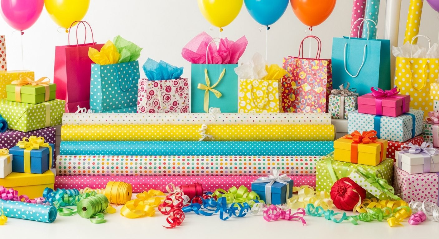 Envolturas y artículos de regalo de calidad